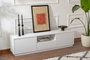 Nordure Soporte de TV Vanguard - Blanco Natural